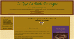 Desktop Screenshot of cequelabibleenseigne.net